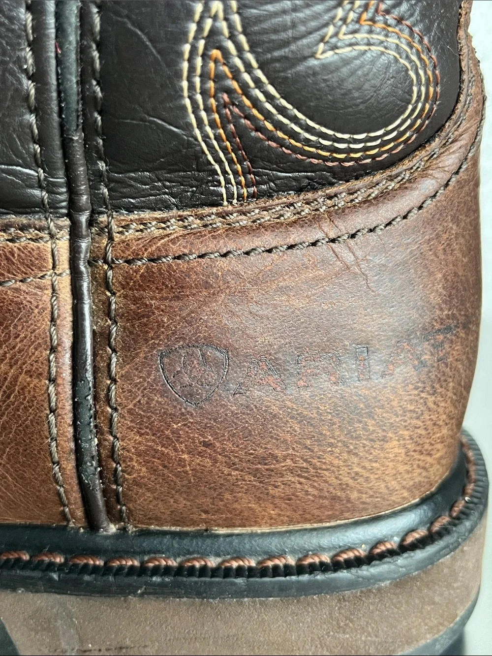 Ariat Groundbreaker Steel Toe Work Boots 10034717 Men's 8D Brown EH ASTM